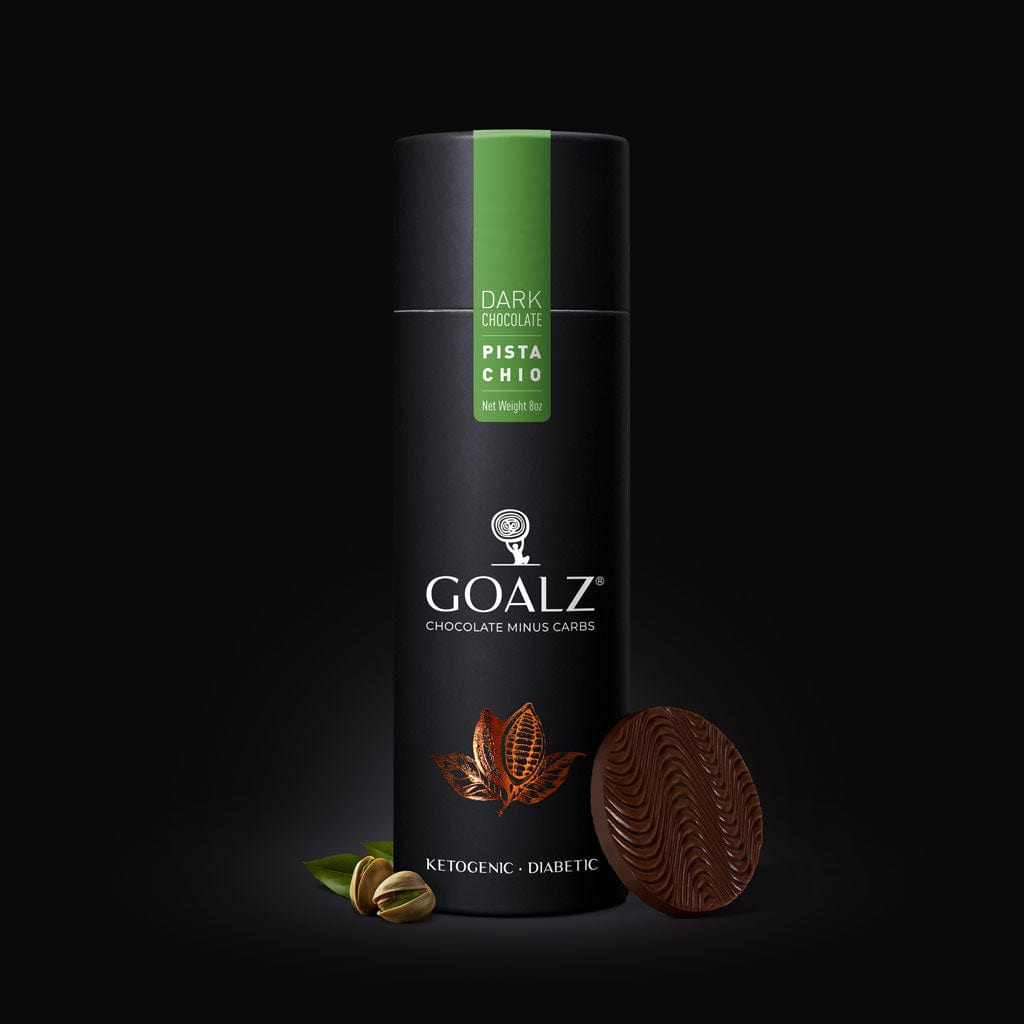 Dark Keto Chocolate w/ Sicilian Pistachios -GOALZ