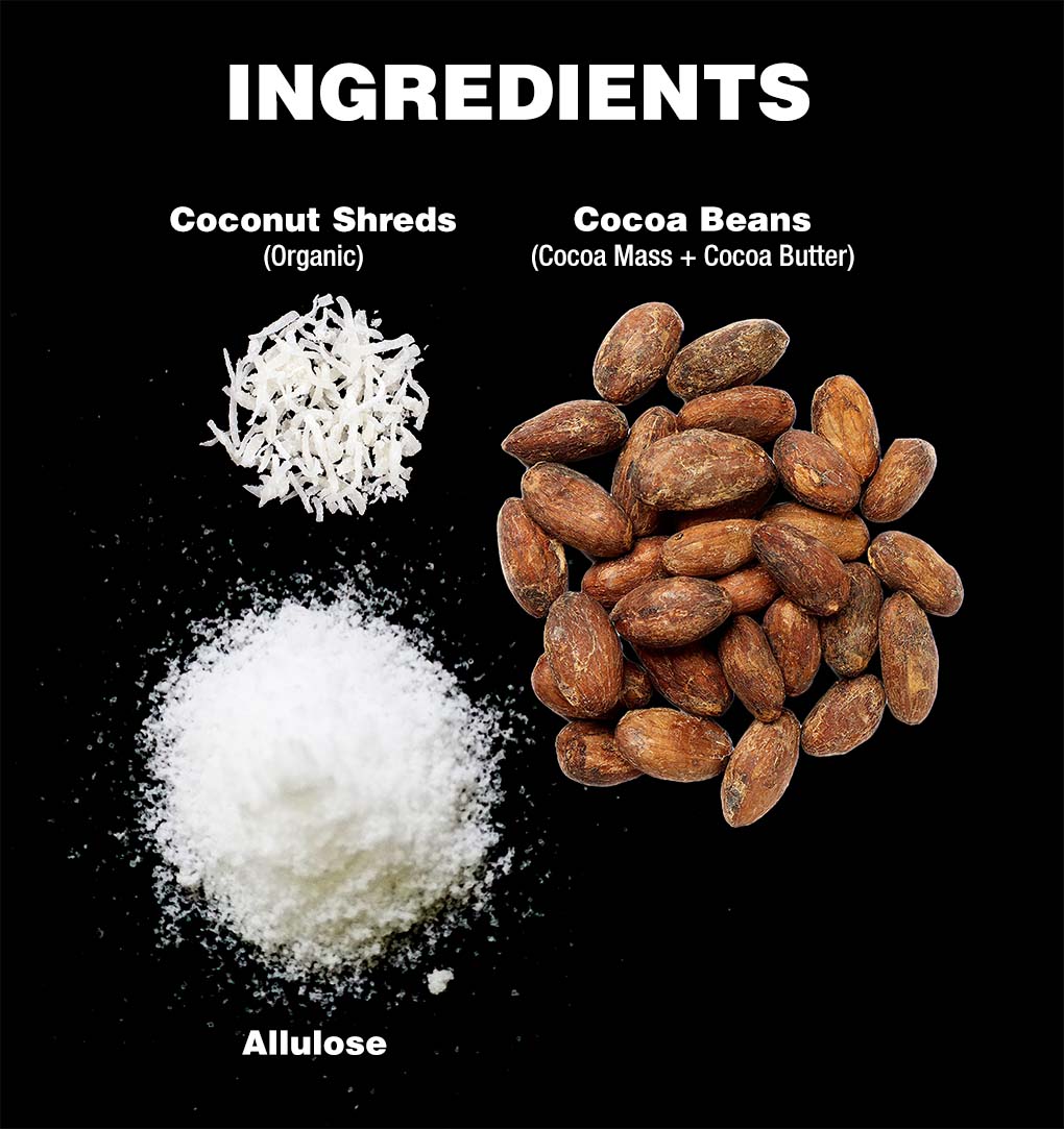 Sugar-Free Dark Chocolate with Organic Coconut