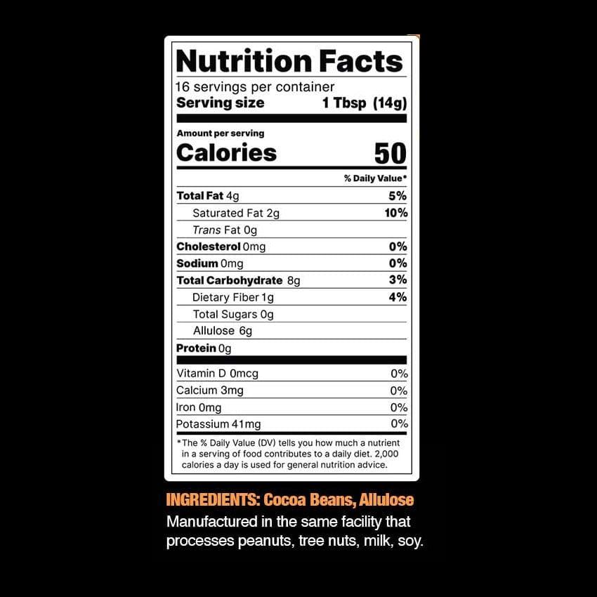 Keto Chocolate Chips Sugar-Free Allulose Chocolate Chips