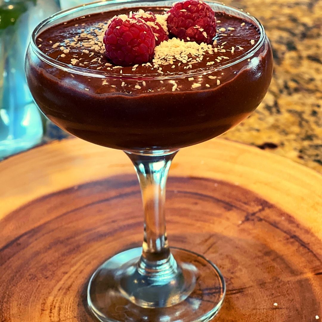 Keto Instant Chocolate Pudding with Chia