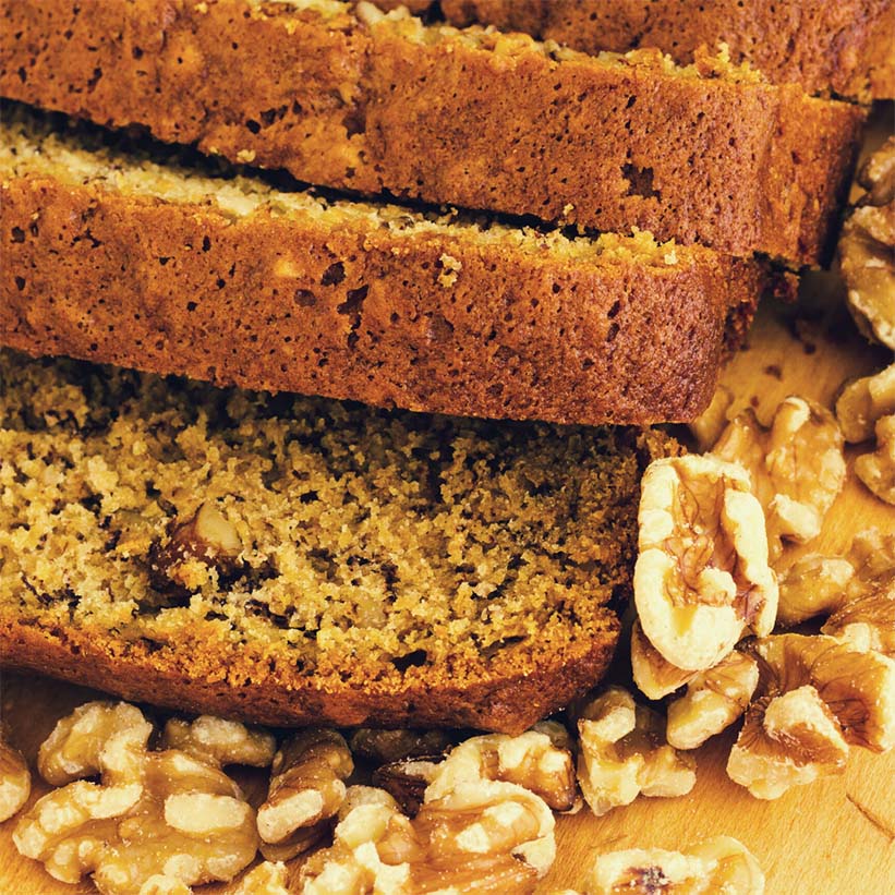 Keto Banana Bread with nuts and chocolates-Allulose sweetened