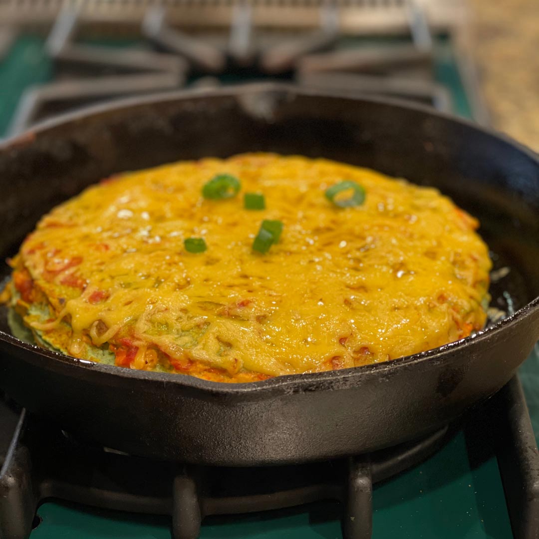 Keto Chicken Tortilla Pie