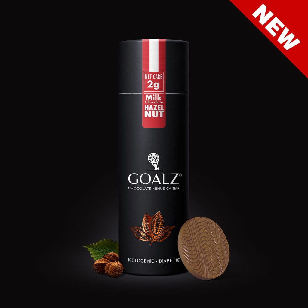 SugarFree Milk Chocolate w/ Roasted Hazelnuts Diabetic & Keto Frien