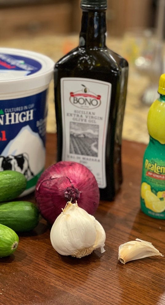 Keto Lemony Creamy Cucumber Salad