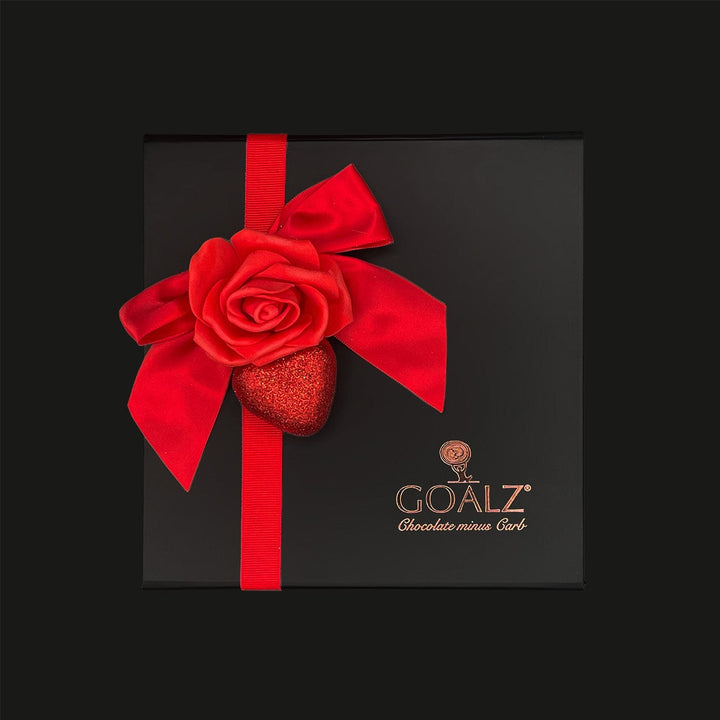 Candy & Chocolate Valentine's Gift Pack - Make It Your Own Valentine Red Heart Roses