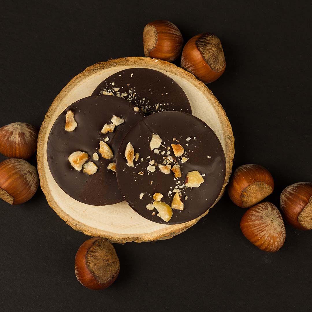 Dark Keto Chocolate with Roasted Hazelnuts