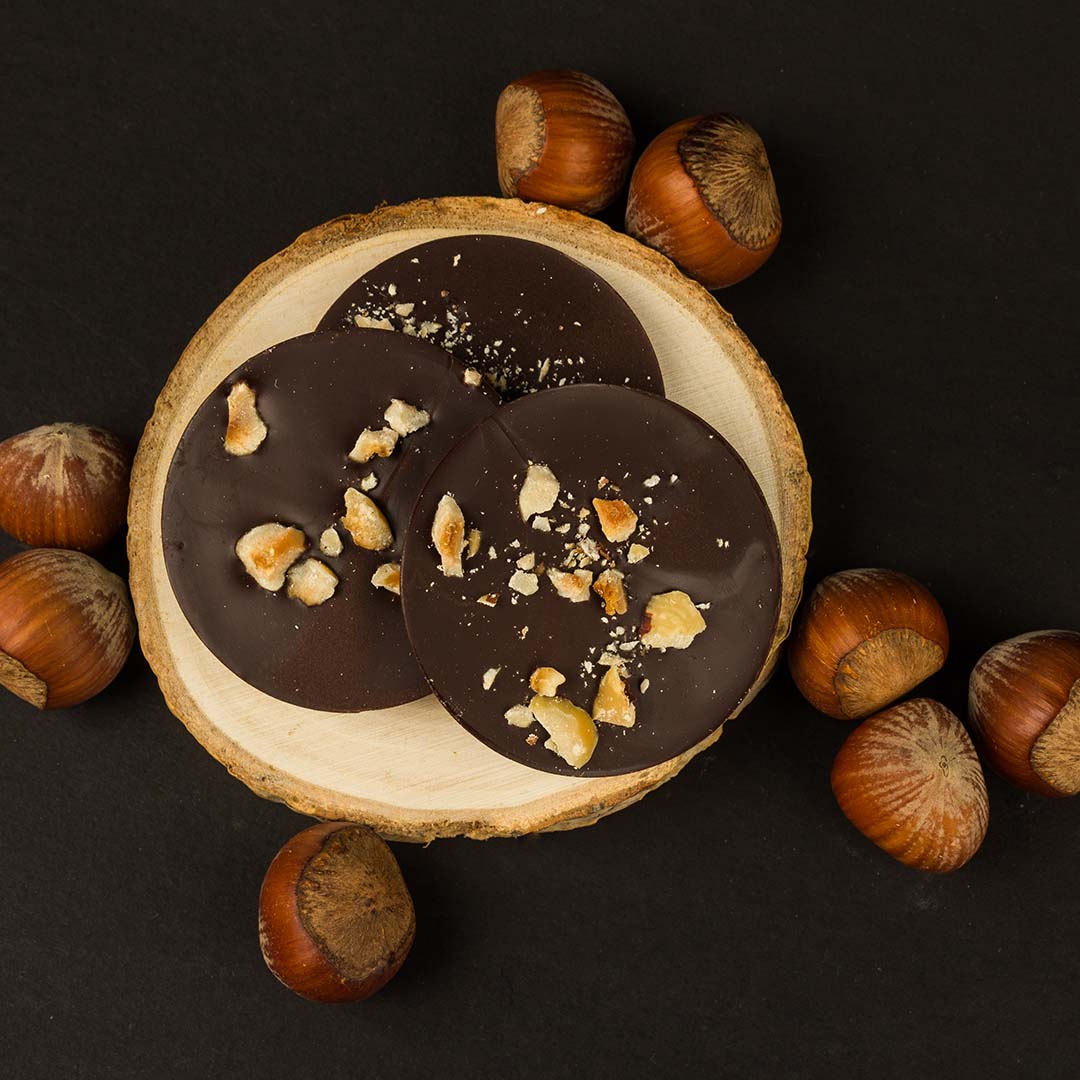Dark Keto Chocolate with Roasted Hazelnuts