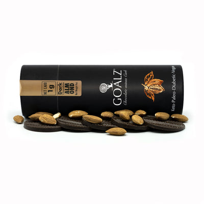 Dark Keto Chocolate with Roasted Almonds