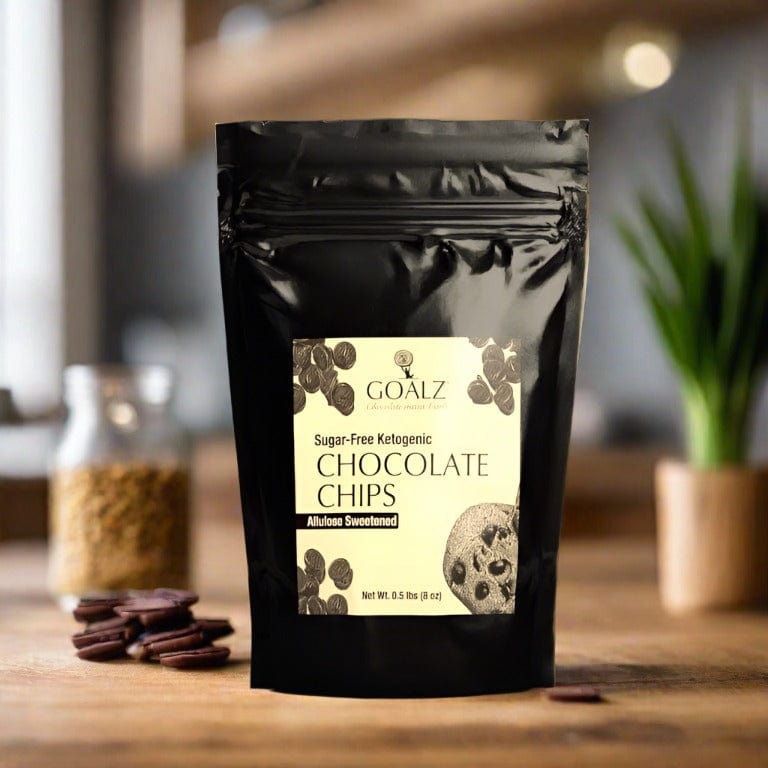 Allulose Chocolate Chips - Ketogenic, Dark, Sugar Free